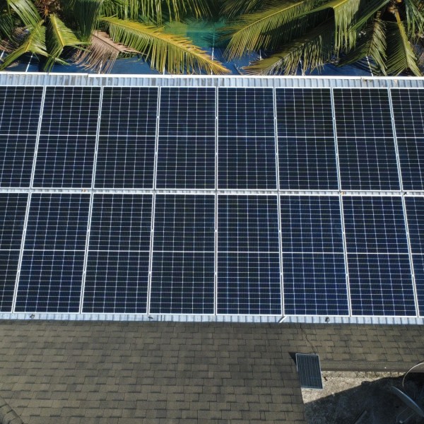 Thi công hệ 9.8KW Hòa Lưới Bám Tải tại Bến Tràm, DƯơng Tơ