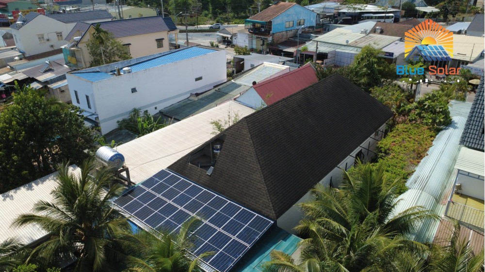 Thi công hệ 9.8KW Hòa Lưới Bám Tải tại Bến Tràm, DƯơng Tơ