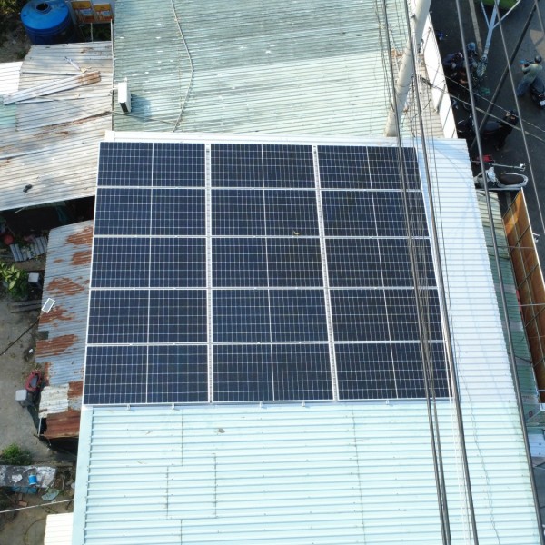 Thi công Hệ 8KW có Pin lưu trữ - Hủ Tíu Vạn Phúc