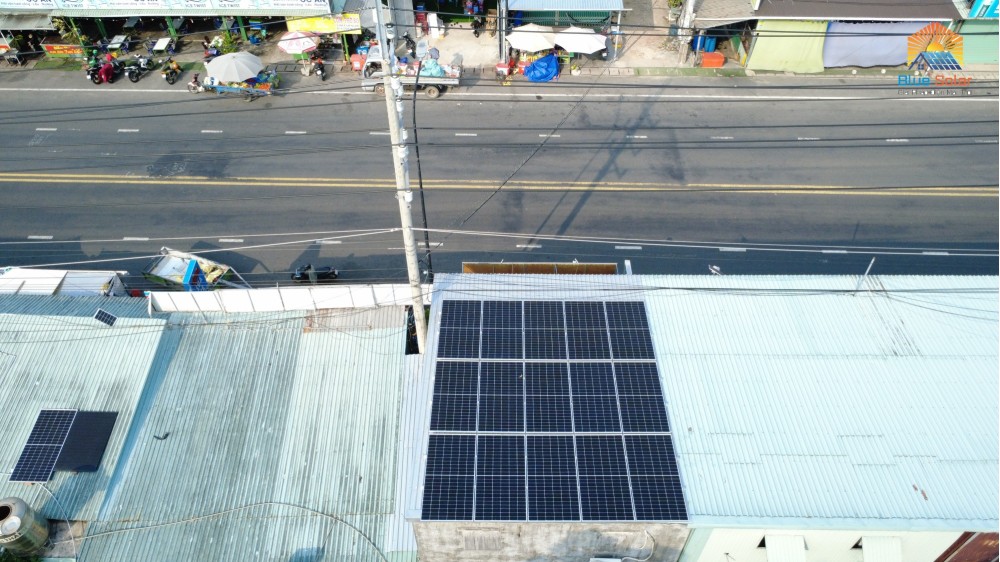 Thi công Hệ 8KW có Pin lưu trữ - Hủ Tíu Vạn Phúc