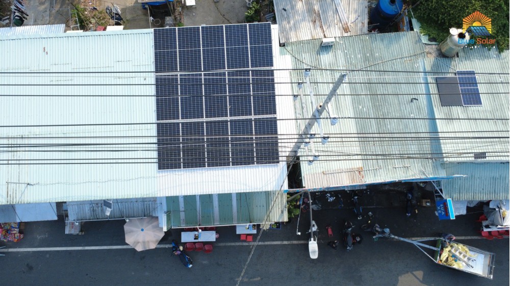 Thi công Hệ 8KW có Pin lưu trữ - Hủ Tíu Vạn Phúc