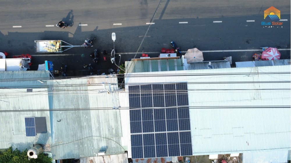 Thi công Hệ 8KW có Pin lưu trữ - Hủ Tíu Vạn Phúc