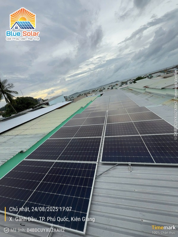 Hệ thống điện năng lượng mặt trời hòa lưới 14.5kWp – Nhà trọ Giặt Sấy Bảo Anh, Gành Dầu Phú Quốc Hệ thống điện năng lượng mặt trời hòa lưới 14.5kWp – Nhà trọ Giặt Sấy Bảo Anh, Gành Dầu Phú Quốc
